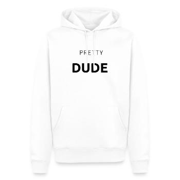 Pretty Dude - Surf - Männer Premium Bio Hoodie - Weiß - Vorne - Nico (187cm)