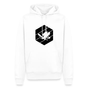 Plongée Libre Plongée Homme Plongeur Plongeur - Sweat à capuche Premium bio Homme - blanc - Devant - Nico (187cm)