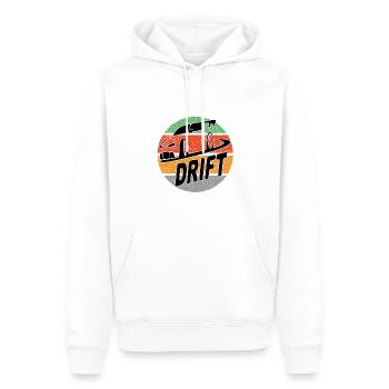 Sprüche Autofahrer Drift Drifting - Männer Premium Bio Hoodie - Weiß - Vorne - Nico (187cm)