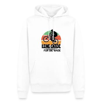 Fahrradfahrer Fahrradkurier Express - Männer Premium Bio Hoodie - Weiß - Vorne - Nico (187cm)