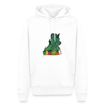 Veggie Einhorn - Männer Premium Bio Hoodie - Weiß - Vorne - Nico (187cm)