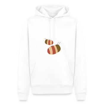 Hummeln Insekten Bunt - Männer Premium Bio Hoodie - Weiß - Vorne - Nico (187cm)