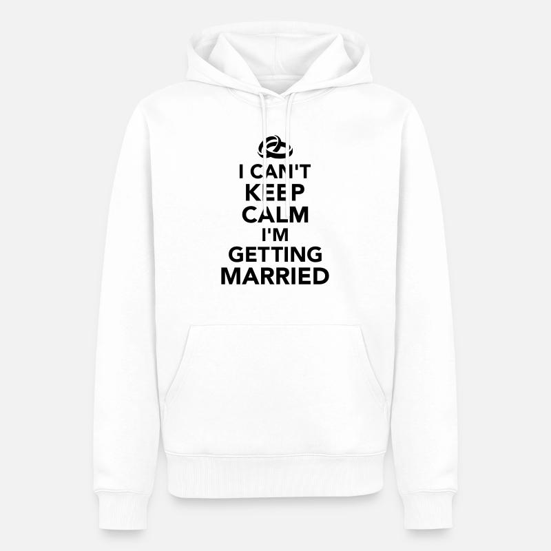 Junggesellenabschied - Männer Premium Bio Hoodie - Weiß