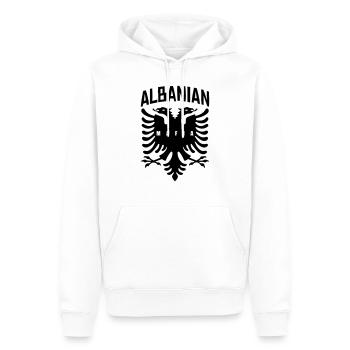 albanian mafia fun - Männer Premium Bio Hoodie - Weiß - Vorne - Nico (187cm)