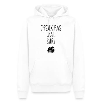 Surfen / Surfer / Surf / Surfing / Strand - Männer Premium Bio Hoodie - Weiß - Vorne - Nico (187cm)