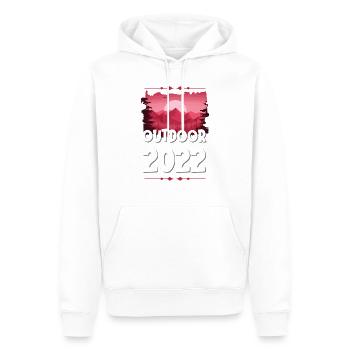 Outdoor 2022 - Men’s Premium Organic Hoodie - white - Front - Nico (187cm)