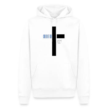 child of god white - Männer Premium Bio Hoodie - Weiß - Vorne - Nico (187cm)