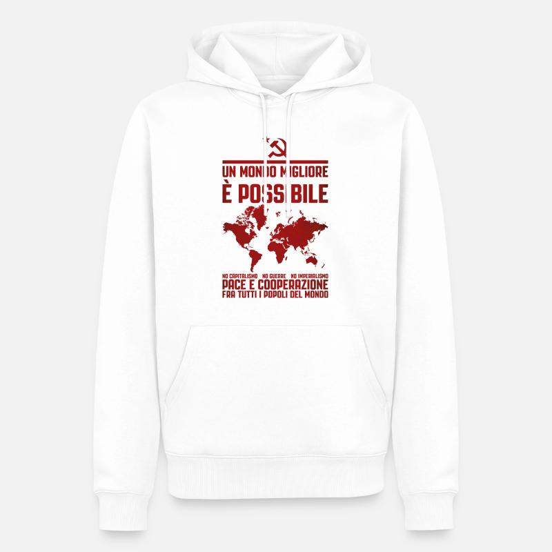 Eine bessere Welt 2 - Männer Premium Bio Hoodie - Weiß