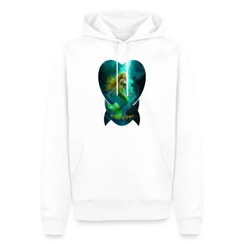 sirène addict manta h4000 spread - Sweat à capuche Premium bio Homme - blanc - Devant - Nico (187cm)
