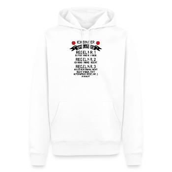 Jeu Master RPG Nerd Geek Gift - Sweat à capuche Premium bio Homme - blanc - Devant - Nico (187cm)