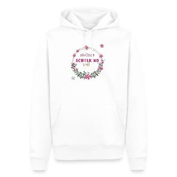 proud schoolchild enrollment - Men’s Premium Organic Hoodie - white - Front - Nico (187cm)