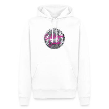 Schlager Queen - Sweat à capuche Premium bio Homme - blanc - Devant - Nico (187cm)