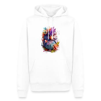 Vogel Bird V1 24 05 - Men’s Premium Organic Hoodie - white - Front - Nico (187cm)