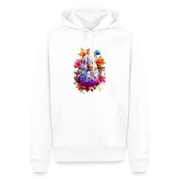Vogel Bird V1 24 06 - Men’s Premium Organic Hoodie - white - Front - Nico (187cm)