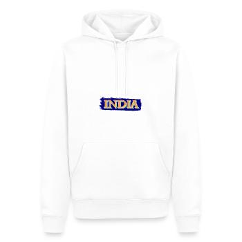 Indien Inder Hindu Stolz Flagge Land I Geschenk - Männer Premium Bio Hoodie - Weiß - Vorne - Nico (187cm)