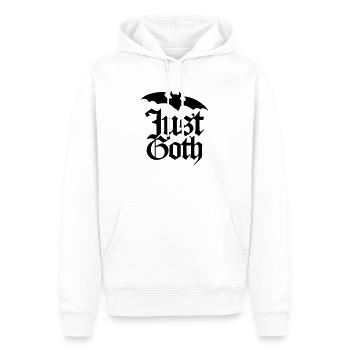 Just Goth - Männer Premium Bio Hoodie - Weiß - Vorne - Nico (187cm)