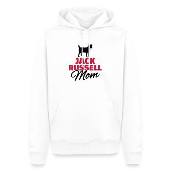 Jack Russell - Männer Premium Bio Hoodie - Weiß - Vorne - Nico (187cm)