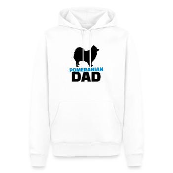 Spitz - Männer Premium Bio Hoodie - Weiß - Vorne - Nico (187cm)