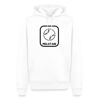 Baskische Pelota Pelotari Sport Sportler - Männer Premium Bio Hoodie - Weiß - Vorne - Nico (187cm)