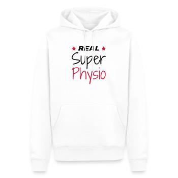 Krankengymnast / Krankengymnastin / Physio / - Männer Premium Bio Hoodie - Weiß - Vorne - Nico (187cm)