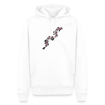 Viele Koi Fische Nishikigoi - Männer Premium Bio Hoodie - Weiß - Vorne - Nico (187cm)