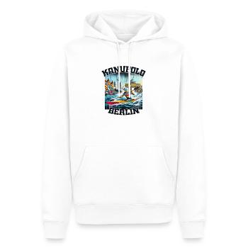 Kanupolo Berlin Graffiti - Männer Premium Bio Hoodie - Weiß - Vorne - Nico (187cm)