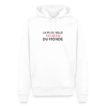 Die schönste Mama der Welt - Männer Premium Bio Hoodie - Weiß - Vorne - Nico (187cm)