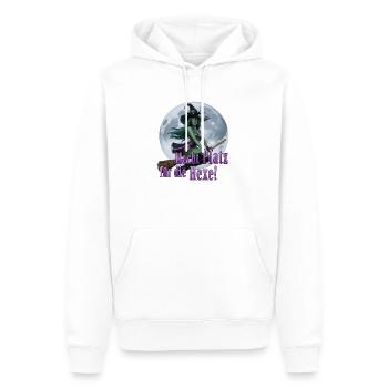 Witch and Full Moon 03 - Men’s Premium Organic Hoodie - white - Front - Nico (187cm)