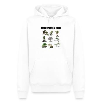 types of bonsai trees bonsai trees breeds - Sweat à capuche Premium bio Homme - blanc - Devant - Nico (187cm)