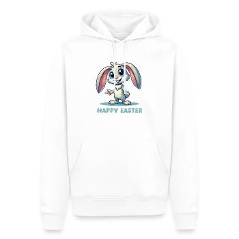Bunny Comic Easter Bunny - Men’s Premium Organic Hoodie - white - Front - Nico (187cm)
