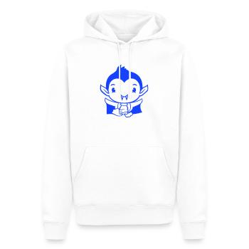 Duck Vampire Halloween Costume Bloodsucker Monster - Men’s Premium Organic Hoodie - white - Front - Nico (187cm)