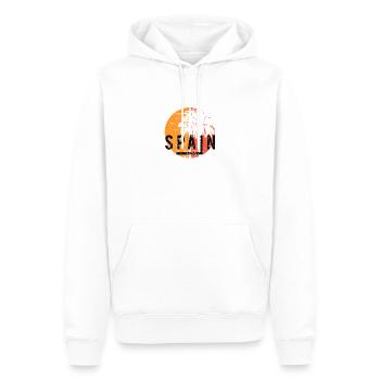 Kunstvolles Spanien Coole Palme Urlaubssouvenir - Männer Premium Bio Hoodie - Weiß - Vorne - Nico (187cm)