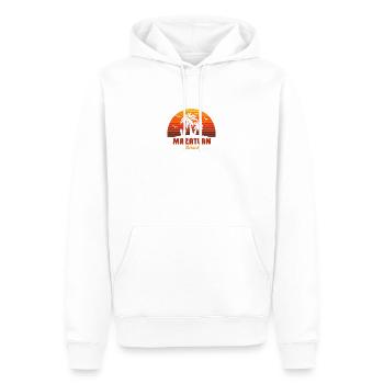 Cooles Mazatlan Mexico Beach Souvenir zum Sonnenuntergang - Männer Premium Bio Hoodie - Weiß - Vorne - Nico (187cm)