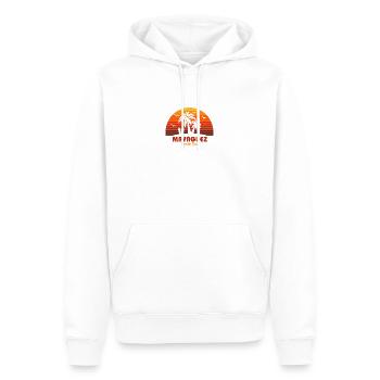 Cooles Mayaguez Puerto Rico Strand-Souvenir zum Sonnenuntergang - Männer Premium Bio Hoodie - Weiß - Vorne - Nico (187cm)