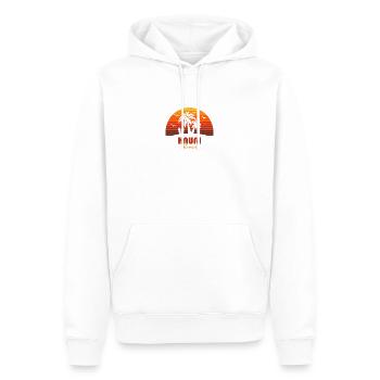 Cooles Kauai Hawaii Beach Sunset Souvenir - Männer Premium Bio Hoodie - Weiß - Vorne - Nico (187cm)