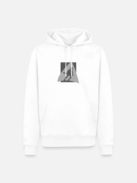 Lacrosseschläger Intercrosse - Männer Premium Bio Hoodie - Weiß