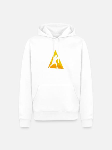 Boxing Jab Boxkampf - Männer Premium Bio Hoodie - Weiß