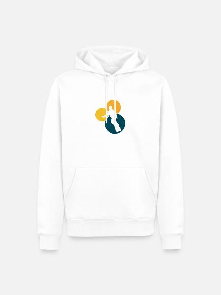 Snowboarding Snowboarding - Männer Premium Bio Hoodie - Weiß