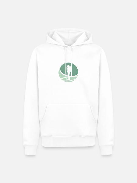 Streetmind Beatboxing Beatboxer - Männer Premium Bio Hoodie - Weiß