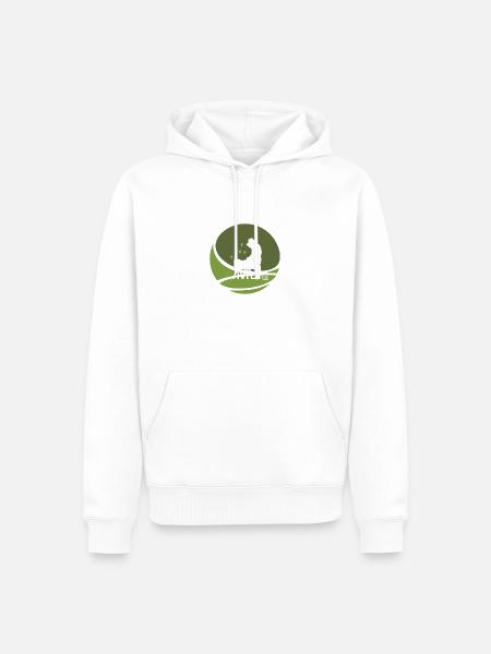 Biene Imker Wabe - Männer Premium Bio Hoodie - Weiß