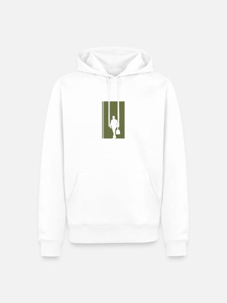 Bänker Börse Wallstreet - Männer Premium Bio Hoodie - Weiß