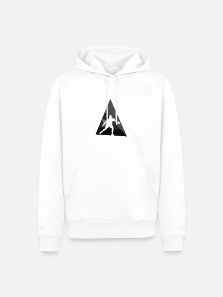 Pickleball Pickleball Pickleballspiel - Männer Premium Bio Hoodie - Weiß