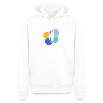 Bienen Biene Imker - Männer Premium Bio Hoodie - Weiß - Vorne - Nico (187cm)