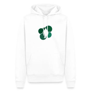 Big foot Bigfoot Bigfoot Yeti - Men’s Premium Organic Hoodie - white - Front - Nico (187cm)