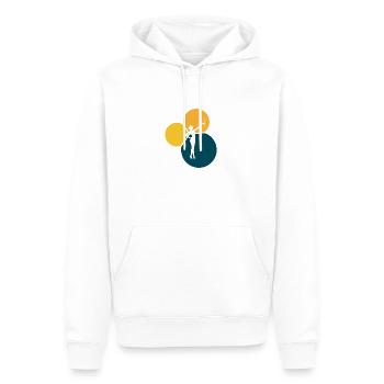 Tanzen Gymnastik Gymnastik - Männer Premium Bio Hoodie - Weiß - Vorne - Nico (187cm)