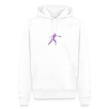 Tischtennisspieler Tischtennisball - Männer Premium Bio Hoodie - Weiß - Vorne - Nico (187cm)