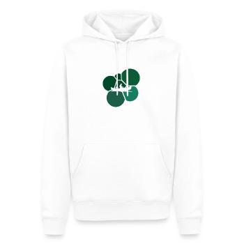 Canoe Rowing Whitewater - Men’s Premium Organic Hoodie - white - Front - Nico (187cm)
