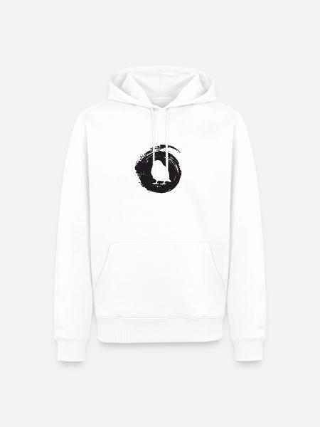 Vögel beobachten Vogel Abbildung Vogel Abbildung - Männer Premium Bio Hoodie - Weiß