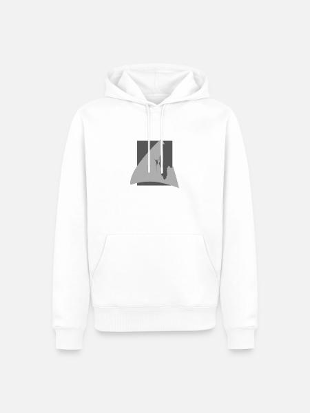 Alpinist Seilklettern Bergsteiger - Männer Premium Bio Hoodie - Weiß