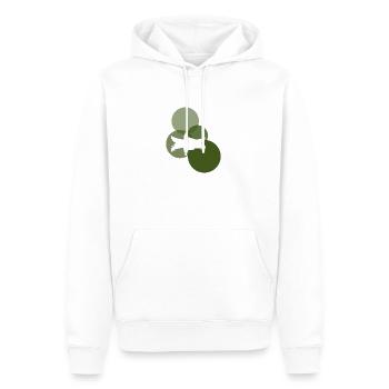 Kayak, Canoë, Aviron - Sweat à capuche Premium bio Homme - blanc - Devant - Nico (187cm)
